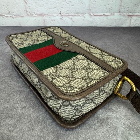 Rare Gucci Supreme Ophidia Brown Web Camera Bag - Picture 9 of 15